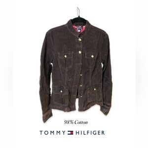 Women's Tommy Hilfiger Dark Brown Corduroy Jacket Size S
